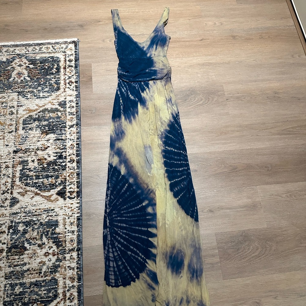 Vanessa Virginia Blue and Black Dress